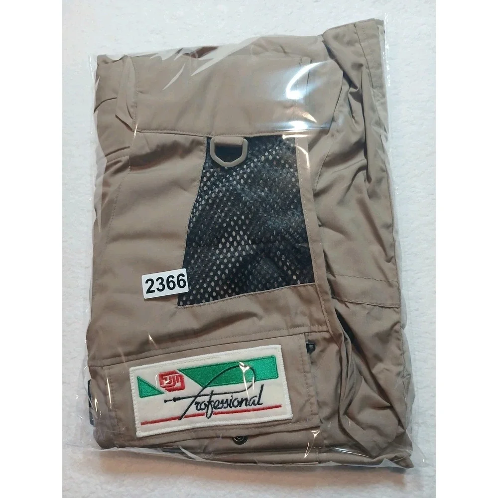 Vintage Fuji Film Professional Media Press Vest Photographer Korea 1980s Size L